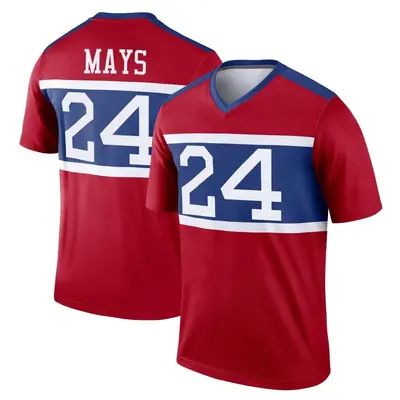 Men's Legend Willie Mays New York Giants Red Century Alternate Jersey