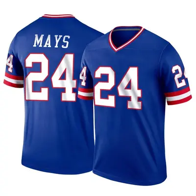 Men's Legend Willie Mays New York Giants Royal Classic Jersey