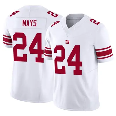 Men's Limited Willie Mays New York Giants White Vapor F.U.S.E. Jersey