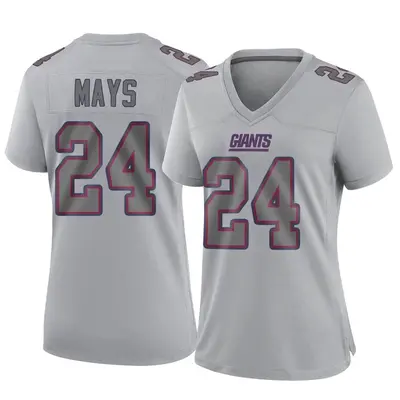 Women's Game Willie Mays New York Giants Gray Atmosphere Fashion Jersey