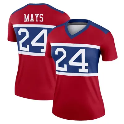 Women's Legend Willie Mays New York Giants Red Century Alternate Jersey